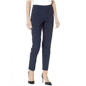NEW KRAZY LARRY pull on ankle pant in navy